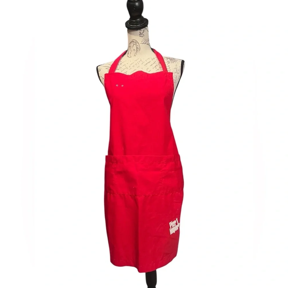 Red Kitchen Apron, Pier1 Imports